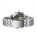 SKONE 7145 water resistant stainless steel chain couple wrist watches for men and women